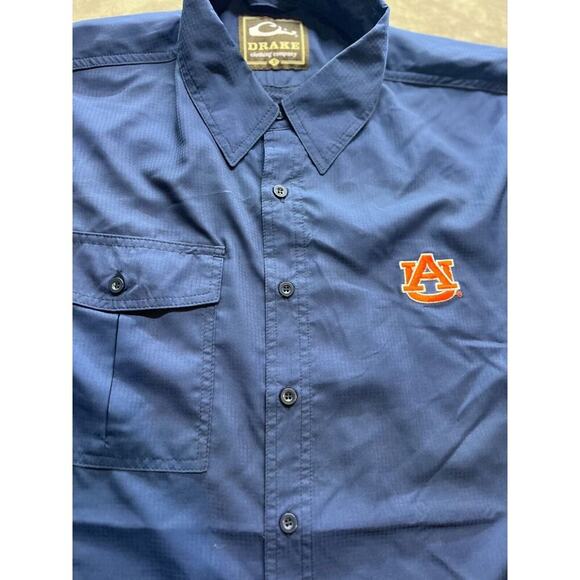 Auburn University AU Flyweight Drake Button Down Shirt Blue Size Small - Picture 6 of 8